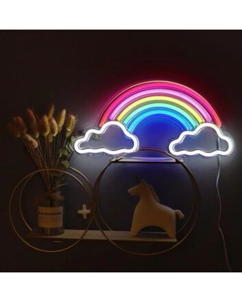 Rainbow in the cloud &#8211; Led Neon Sign