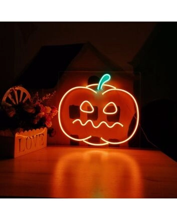 Pumpkin Halloween Led Light Sign