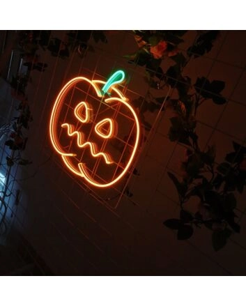 Pumpkin Halloween Led Light Sign