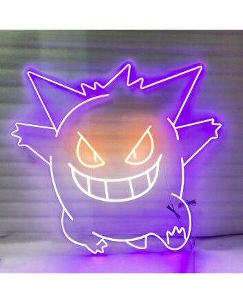 Gengar pokemon anime Led neon sign