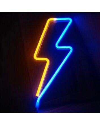 Bowie lightning bolt &#8211; LED neon sign