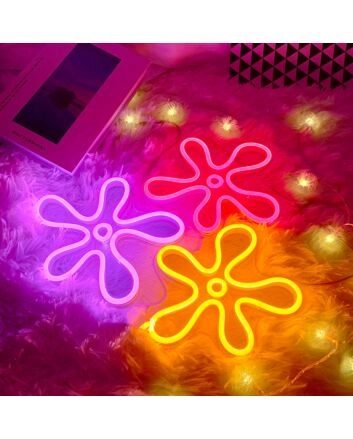 Spongebob Flowers Led Neon Sign