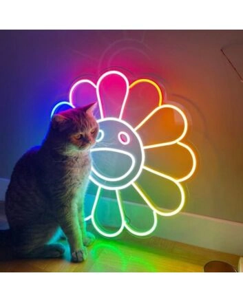 Flower of Takashi Murakami &#8211; Led Neon Sign