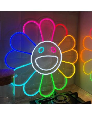 Flower of Takashi Murakami &#8211; Led Neon Sign