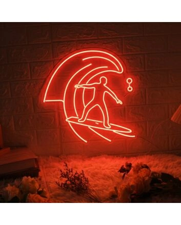 Surfing LED Neon Sign from 30inch