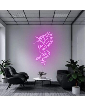 Dragon neon sign