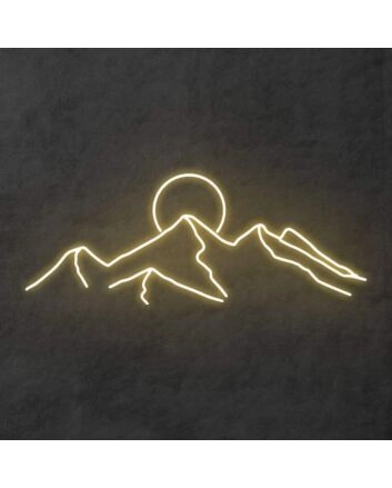 Desert Sunset Neon Sign