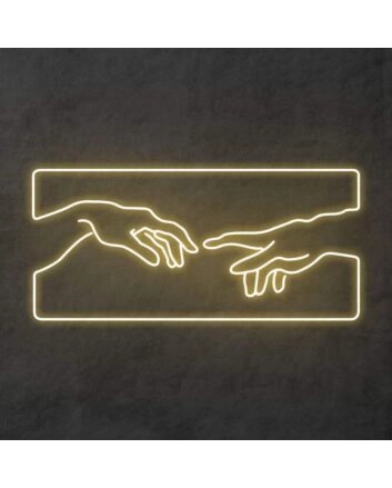 Creation of Adam Neon Sign