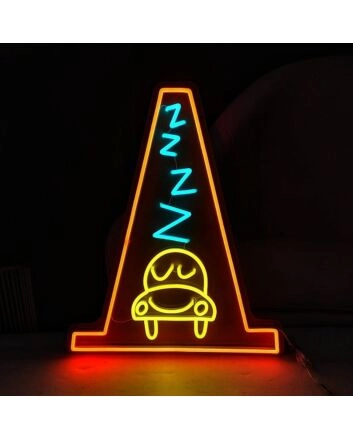 Sleepy Cone LED Neon Sign