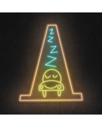 Sleepy Cone LED Neon Sign