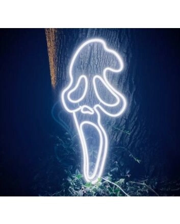 Scary Ghost LED Neon Sign