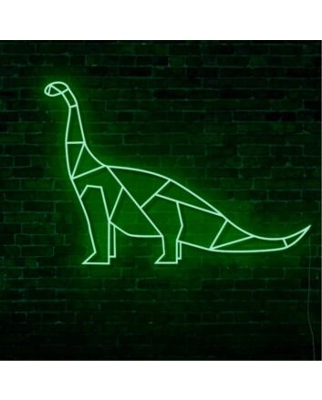 Brontosaurus Dinosaur LED Neon Sign