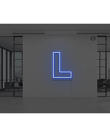 Neon Letter L