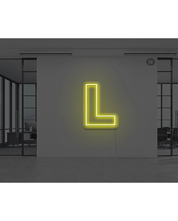 Neon Letter L
