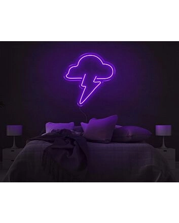 Cloud Lightning Neon Sign