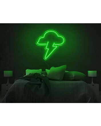 Cloud Lightning Neon Sign