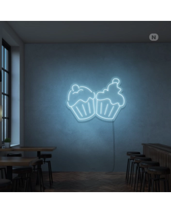 Neon Cupcakes Signs