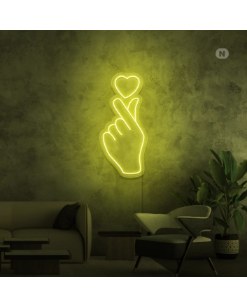 Love Hand Neon Sign