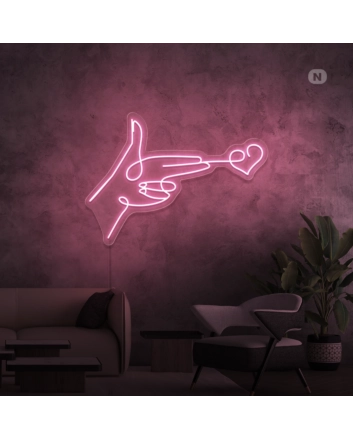 Love Target Neon Sign