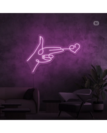 Love Target Neon Sign