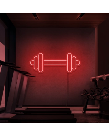 Dumbbell Neon Sign
