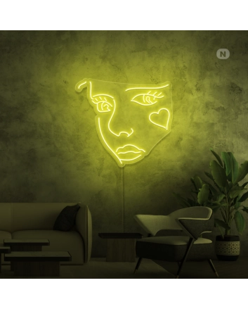 Joker Face Neon Sign