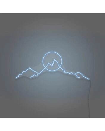 Mountain LED Neon Sign