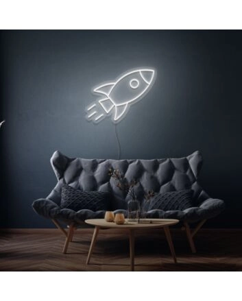 Rocket Neon Sign