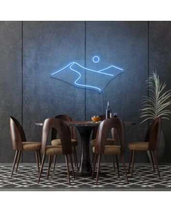 Desert Outline Neon Sign