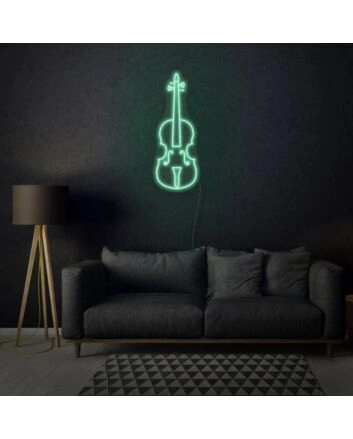 Musician Violin LED Neon Sign