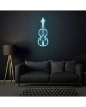 Musician Violin LED Neon Sign