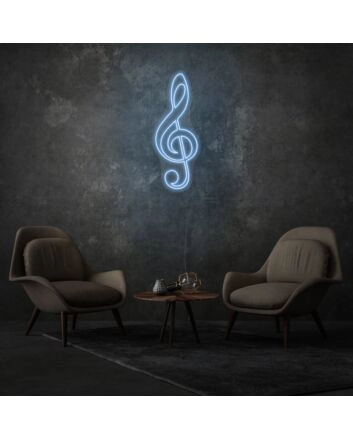 Clef LED Neon Sign