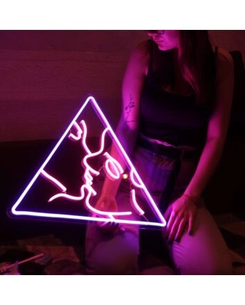 Couple Kissing Aesthetic LED Light Sign