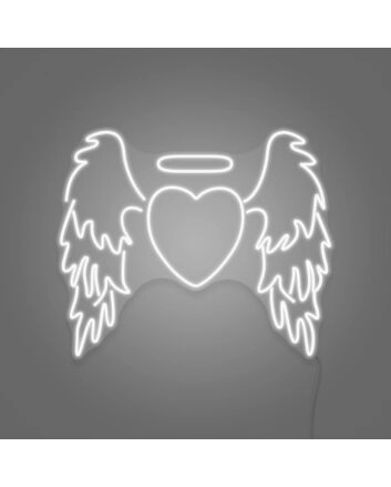 Angel Heart LED Neon Sign
