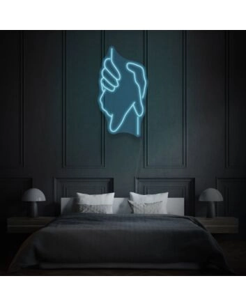 Two holding hands LED neon sign
