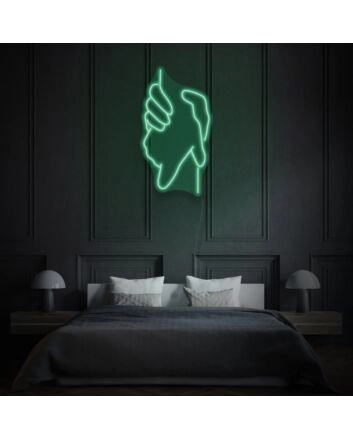 Two holding hands LED neon sign