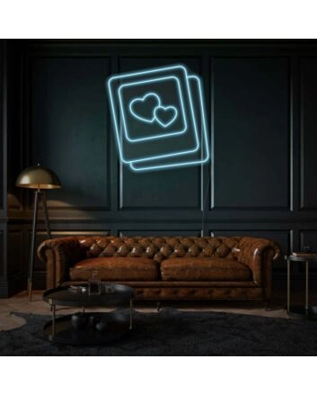 Loving Photo Card LED Neon Sign