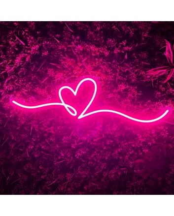 Heart Doodle Neon Sign