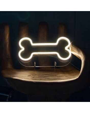 Dog Bone Mini Neon LED Sign