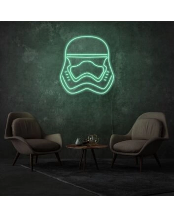 Stormtrooper&#039;s Head LED Neon Sign