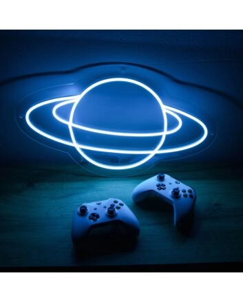 Saturn LED Neon Sign