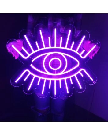 All Seeing Eye Neon Aesthetic Light