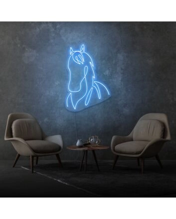 Horse Head Aesthetic Neon Lights