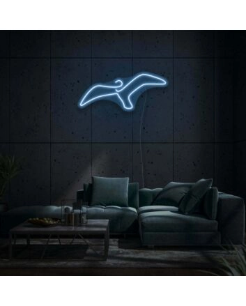 Minimalist Seagull LED Light Sign