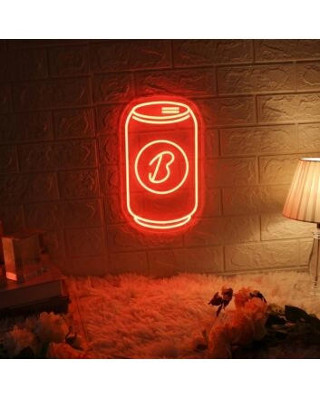 Beer Can Neon A Toast to Casual Drinks