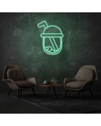 Cocktail Cup Neon Celebration and Cheers