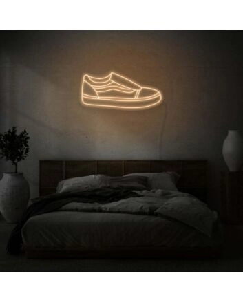 Shoe Neon Art Fashion Statement in Bright Form