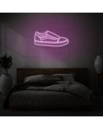 Shoe Neon Art Fashion Statement in Bright Form