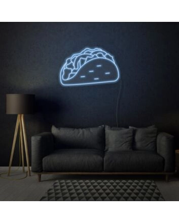 Taco Neon Light Spicy Flavors and Fun