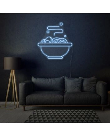 Diner Dirty Dishes Neon Realistic Touch of Americana